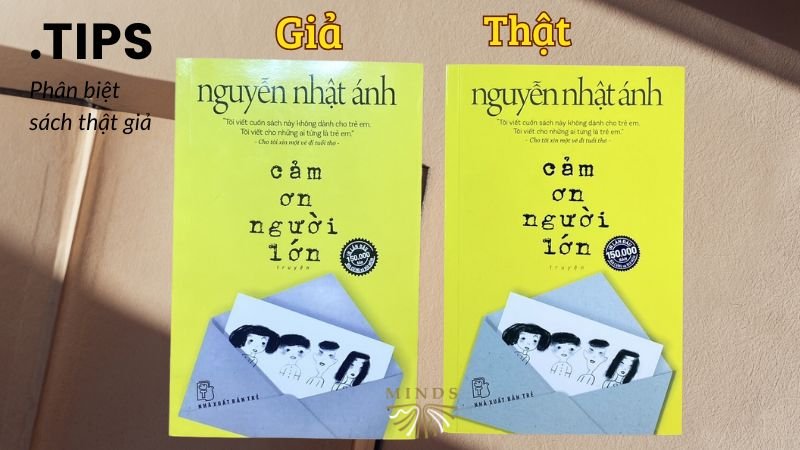 Nhận biết sách giả qua Bìa sách