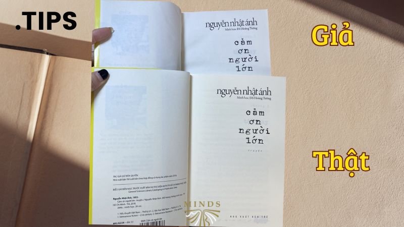 Nhận biết sách giả qua giấy in