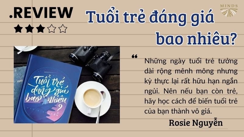 review sách tuổi trẻ đáng giá bao nhiêu