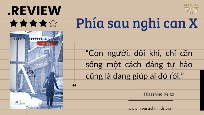 Cảm nhận cá nhân về tác phẩm Phía sau nghi can X