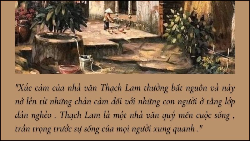 Phong cách nghệ thuật của nhà văn Thạch Lam